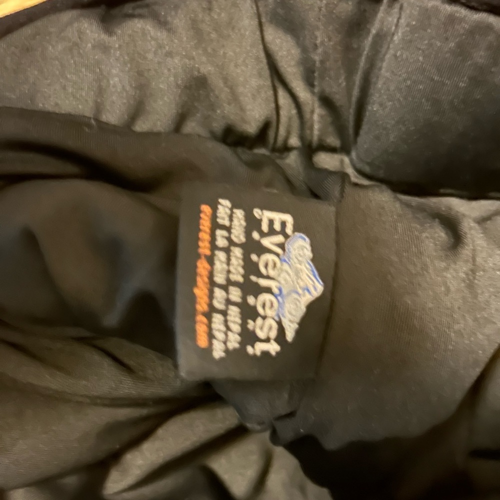 Everest purple stripe sweater skirt with front pocket. Size large. NWOT